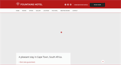 Desktop Screenshot of fountainshotel.co.za